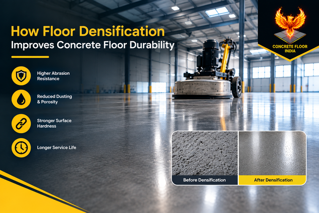 How Floor Densification Improves Concrete Floor Durability